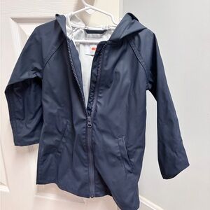 Kids Navy Rain Jacket